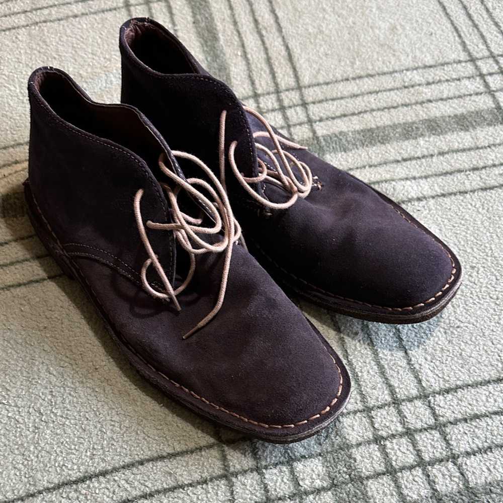 Houston & Murphy size 9 Men's Blue Suede Boots
